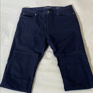 Banana Republic Slim Traveler Navy 35x30